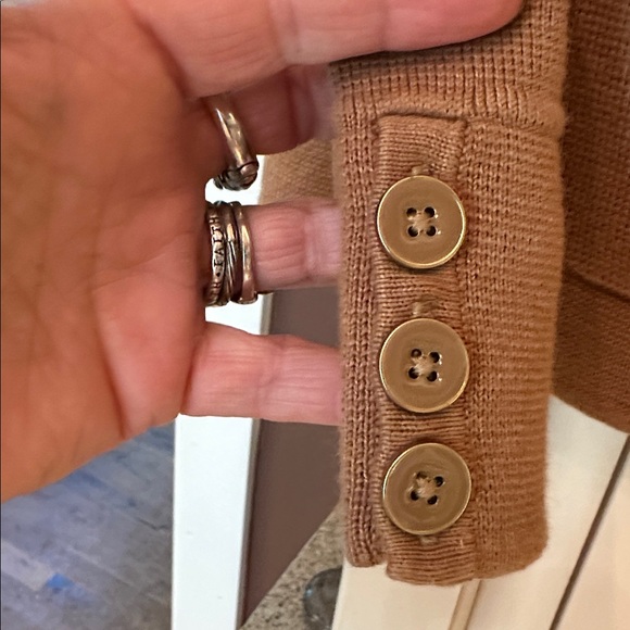 Talbots Petite Brown Knit Top - Picture 3 of 6